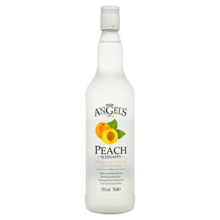 Angels Peach schnapps 70cl alcohol