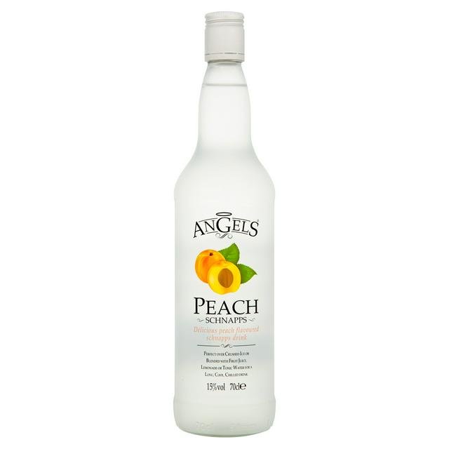 Angels Peach schnapps 70cl alcohol