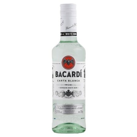 Bacardi white rum 35cl alcohol