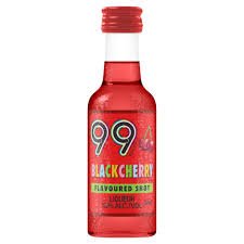 99 Blackberry flavoured shot 5cl alcohol