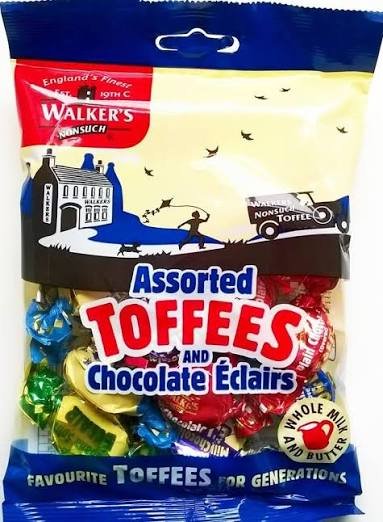 Assorted Toffees And Chocolate Éclairs Sweet