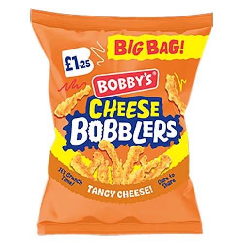 Bobbys cheese bobblers 80g crisps