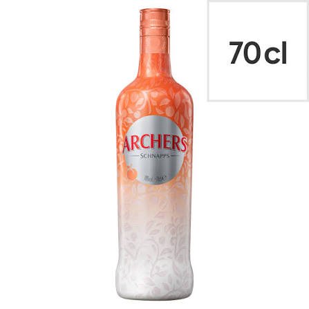 Archers Schnapps 70cl alcohol